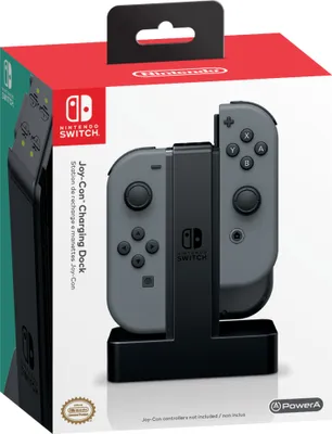 Obrázek produktu pro PowerA PA1501406, Nintendo Switch, Nabíjecí stojánek, Černá, Čína, 190 mm, 210 mm