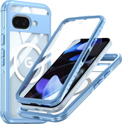 Obrázek produktu pro INF Magnetický kryt Google Pixel 9A s tvrzeným sklem 9H Modrý