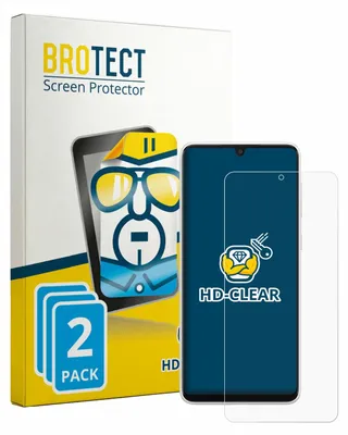 Produktbild von 2x Für Samsung Galaxy A33 5G Schutzfolie BROTECT Displayschutz Display Schutz Folie Klar Transparent