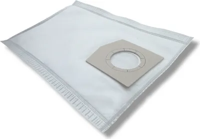 A single vacuum cleaner bag is shown on a white background.