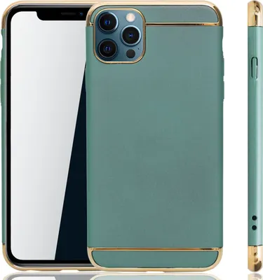 Produktbild von Apple iPhone 12 Pro Max Handy Hülle Schutz Case Bumper Hard Cover Grün