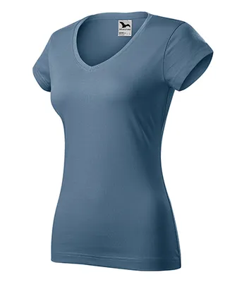 Image de T-shirt Malfini FIT V-NECK 162 denim