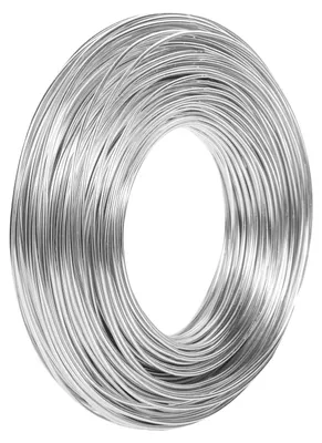 Basteldraht 50 m x 1,5 mm Aluminium silber