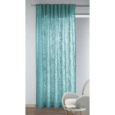 Produktbild von Fertigschal verdeckte Schlaufen "Alessio" - Größe (HxB): 280x135cm Farbe: Petrol