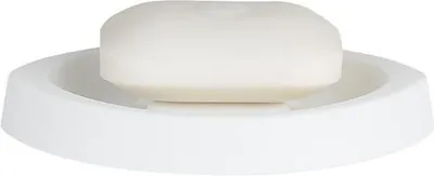 Produktbild von Spirella Seifenschale "Lemon Opaque"l dekorative Badausstattung Seifenablage Maße: 14,5 x 9 x 2 cm - Weiß