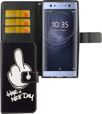 Zdjęcie produktu dla Etui na telefon komórkowy Sony Xperia XA2 Ultra Have A Nice Day Black