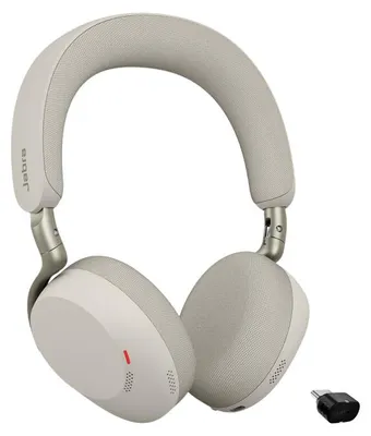 Produktbild von Jabra Evolve3 75 MS + Link 390c Kopfhörer Kabellos Kopfband Anrufe/Musik USB Typ-C Bluetooth Grau