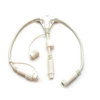 Obrázek produktu pro T rozbočovač, 2 výstupy, bílý, IP67