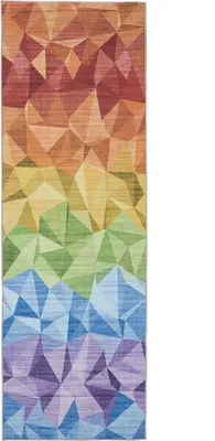 Image de Interiyou Tapis lavable Gent Multicolor 80x240 cm