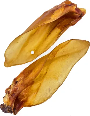 Produktbild von XXL Rinderohren mit Muschel 200 Stück / getrocknete Rindsohren / Kauartikel wie Schweineohren