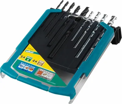 Produktbild von Satz Bohrer Wolfcraft 7115000 Metall Stein 9 Stücke
