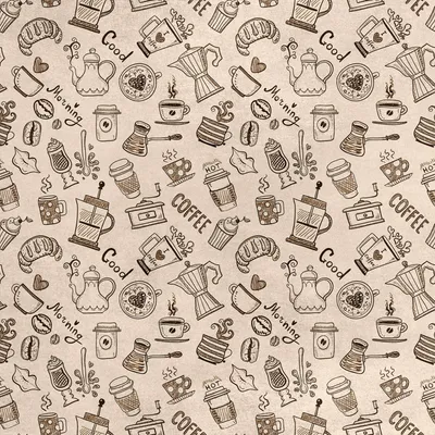 Productafbeelding van Koninklijke fluwelen stof, polyester, geschikt voor naaien - motief: koffiepauze