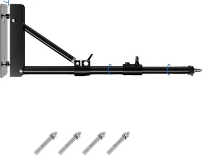 Obrázek produktu pro Těžké nástěnné rameno, nastavitelná délka 135 cm-170 cm, univerzální pro fotografické vybavení, 170 cm