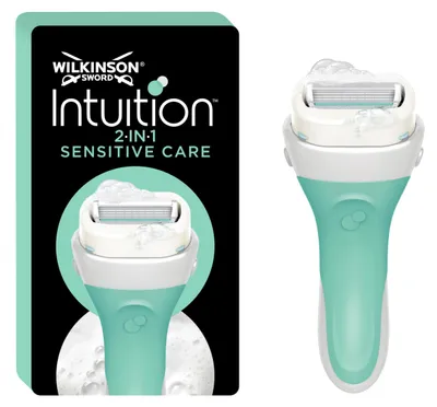 Productafbeelding van Wilkinson Sword Intuition Sensitive Care, groen, wit, 1 stuk