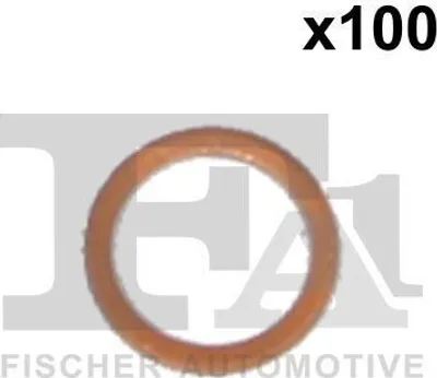 Produktbild von 100x FA1 Dichtring 377.980.100 1mm Kupfer 10mm 13,5mm