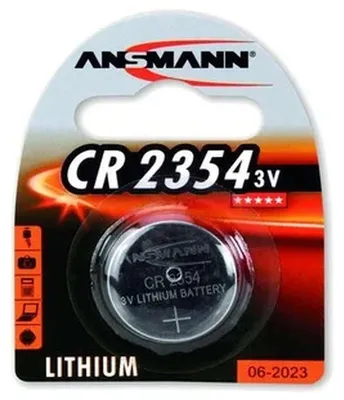 Obrázek produktu pro Ansmann 3V Lithium CR2354, Baterie na jedno použití, CR2354, Lithium, 3 V, 1 kusů, Stříbrná
