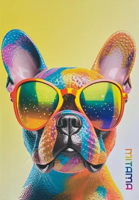 Obrázok produktu pre Zošit "Animal", A4+, linajkovaný, 40+2 listy, pes, MITAMA 62733-90102