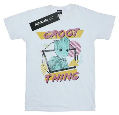 Produktbild von Marvel - "Guardians Of The Galaxy Vol. 2 Groot Thing" T-Shirt für Herren BI28478 (L) (Weiß)