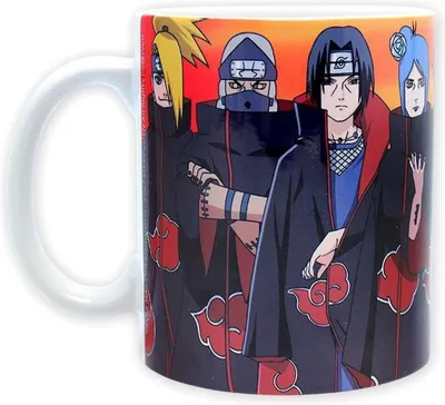 Naruto Shippuden Akatsuki Keramikbecher, 320 ml