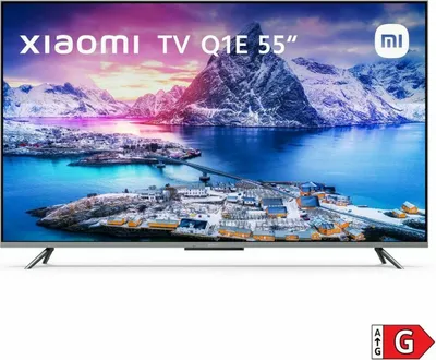 Produktbild von Xiaomi QLED Smart TV Q1E 55 Zoll (Rahmenlos, Metalldesign, UHD,Dolby vision, HDR 10+, Android 10.0, Netflix, Chromecast eingebaut und compatible mit Alexa, bluetooth, HDMI 2.1, USB) [Modell 2021].