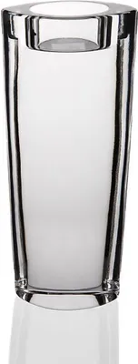 Produktbild von Teelichthalter Kerzenhalter oval massiv transparent 17.5 cm Bleikristall Glas, aus Bleikristall