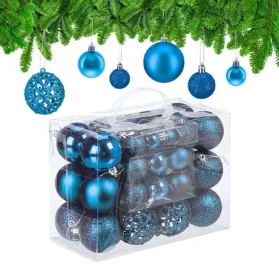 Produktbild von relaxdays Weihnachtskugeln im 50er Set