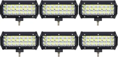 Produktbild von 6X 72W LED Arbeitsscheinwerfer Bar,Greenmigo IP67 Zusatzscheinwerfer Arbeitslicht LED Scheinwerfer Arbeitsleuchte