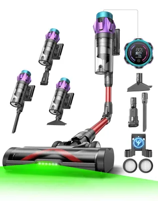 Productafbeelding van Ultenic Accu-stofzuiger, 55000 Pa/600W/80 minuten, 1,6 liter, draadloze stofzuiger met diverse functies