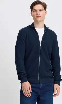 Produktbild von Blend BHPullover Herren Strickjacke Cardigan Feinstrick mit Reißverschluss Stehkragen 100% Baumwolle Regular fit