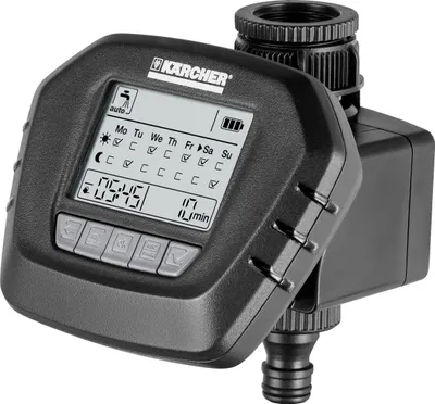 Produktbild von Kärcher WT 5, Digitaler Bewässerungstimer, 120 min, Schwarz, 1 Stück(e)