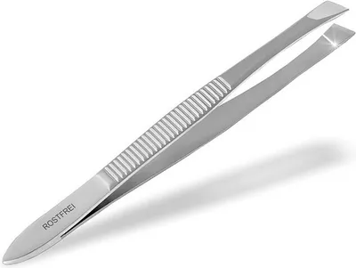 Produktbild von Pinzette schräg 2381, 9 cm schmal