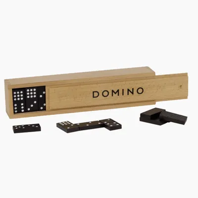 Obrázek produktu pro Goki Domino game in wooden box, Děti, Dřevo, Chlapec/děvče, 4 rok/roky, 43 mm, 22 mm