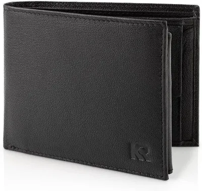 Productafbeelding van Famanu heren portemonnee met RFID-bescherming en muntvak - zwart