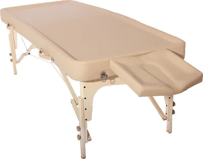 Produktbild von Ayurveda Massageliege Behandlungsliege klappbar "Rio" 81 cm (Mokka Beige)