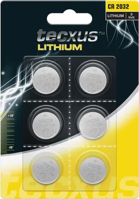 Zdjęcie produktu dla Tecxus 59581 Litowe ogniwo guzikowe CR2032, 3 V