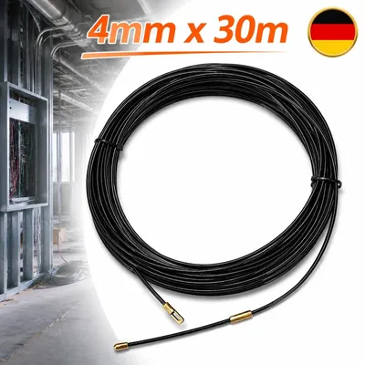 Produktbild von Kabeleinziehhilfe aus Nylon 30m Kabelzieher Kabel Einziehhilfe Zugdraht Einzieh