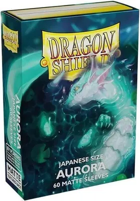Produktbild von Dragon Shield-Hüllen, matt, Aurora – japanische Größe (60 Stück)