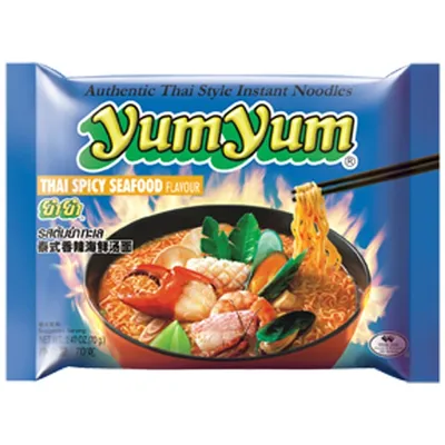Produktbild von YumYum Meeresfrüchte Geschmack, Thai Spicy Instant Nudeln 70g