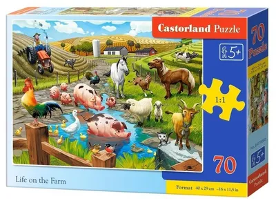 Produktbild von Castorland B-070060, 70 Stück(e), Bauernhof, 5 Jahr(e)