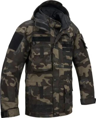 Produktbild von Brandit Performance Outdoor Outdoorjacke Größe 3XL Farbe Dunkles Tarnmuster
