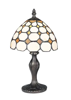 Produktbild von Rabalux 8072 Tischleuchte Marvel, E14, bronze-silber-mehrfarbig, rund, Klassisch, ø200mm