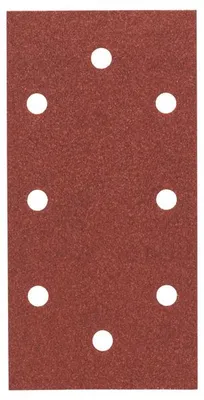 Produktbild von Schleifblatt-Set für Schwingschleifer K=120, 93 x 185 mm, 8 Löcher, 10-tlg.