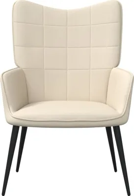 Produktbild von "2026 Aktion"Einzelsessel moderne - CLORIS - Relaxsessel - Polstersessel Creme Stoff  - 61 x 70 x 96,5 cm - DEMöbel3373957