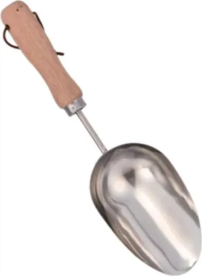 Produktbild von Handschaufel mit Holzgriff für Zimmerpflanzen und Kompost