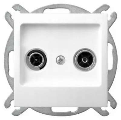 Produktbild von Ospel GPA-10YP/m/00, Weiß, Schutzart IP20, 71 mm, 38 mm, 71 mm, 103 g