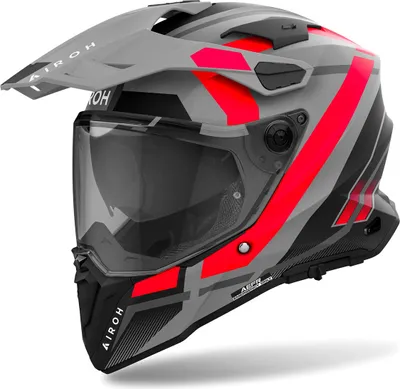 Produktbild von Airoh Commander 2 Mavick Motocross Helm, schwarz/grau/rot, XL (61/62)