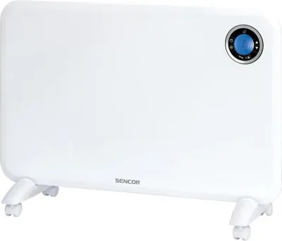 Image de Convecteur électrique SENCOR SCF 3200WH, 1500 W, 2 Niveaux de Chauffage, Thermostat Réglable 15-35°C, IP24, Blanc