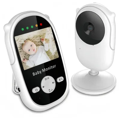 Produktbild von Babymonitor - Video Babyphone - Kabellos - 6,1 cm Display - Zwei-Wege-Audio - Nachtsicht - Schlaflieder