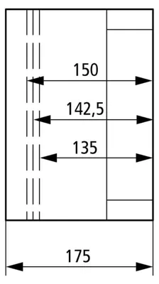 Obrázek produktu pro Eaton CI43E-150, 175 mm, 375 mm, 250 mm