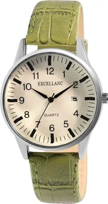 Produktbild von Excellanc Herrenuhr mit Band aus Kunstleder